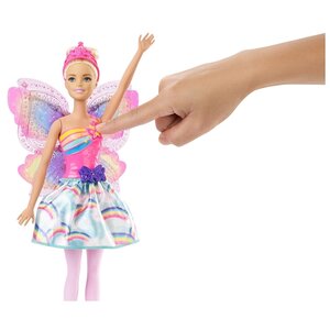 Кукла Barbie Дримтопия Фея с летающими крыльями, 28 см, FRB08 (фото modal nav 5)