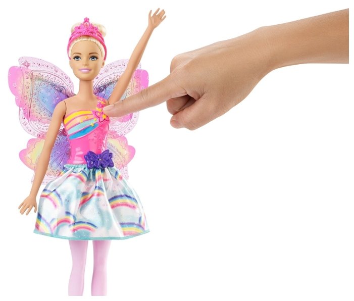 Кукла Barbie Дримтопия Фея с летающими крыльями, 28 см, FRB08 (фото modal 5)
