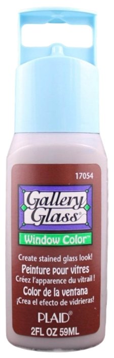 Краски Plaid Gallery Glass Window Color Copper Metallic PLD-17054 1 цв. (59 мл.) (фото modal 1)