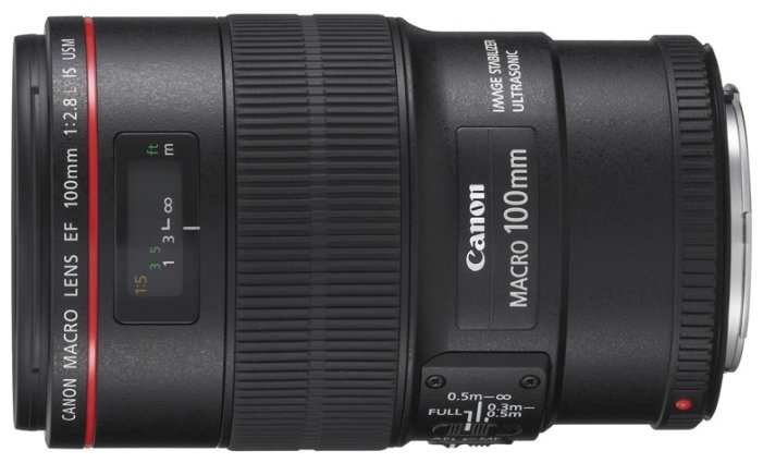 Объектив Canon EF 100mm f/2.8L Macro IS USM (фото modal 1)