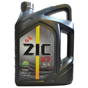 Моторное масло ZIC X7 DIESEL 5W-30 6 л (фото modal nav 1)