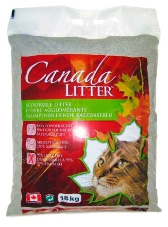 Наполнитель Canada Litter Scoopable Baby Powder (18 кг) (фото modal 1)