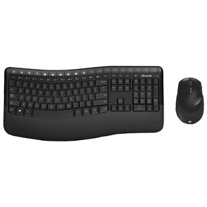 Клавиатура и мышь Microsoft Wireless Comfort Desktop 5050 Black USB (фото modal nav 1)