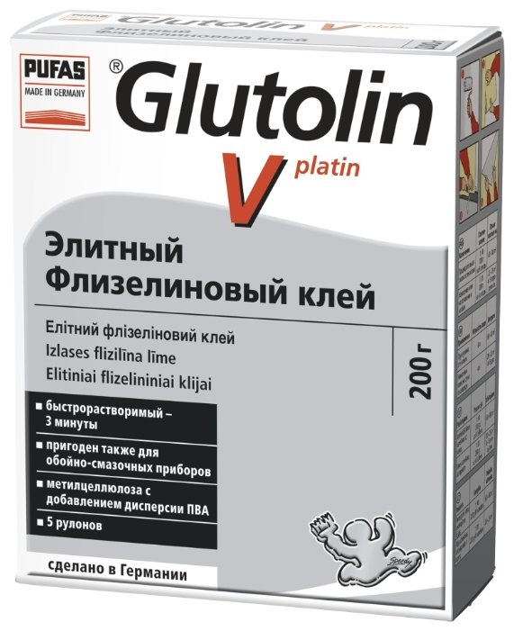 Клей для обоев PUFAS Glutolin V Platin (фото modal 1)