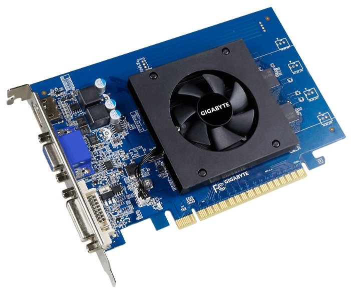 Видеокарта GIGABYTE GeForce GT 710 954Mhz PCI-E 2.0 1024Mb 5010Mhz 64 bit DVI HDMI HDCP (фото modal 2)