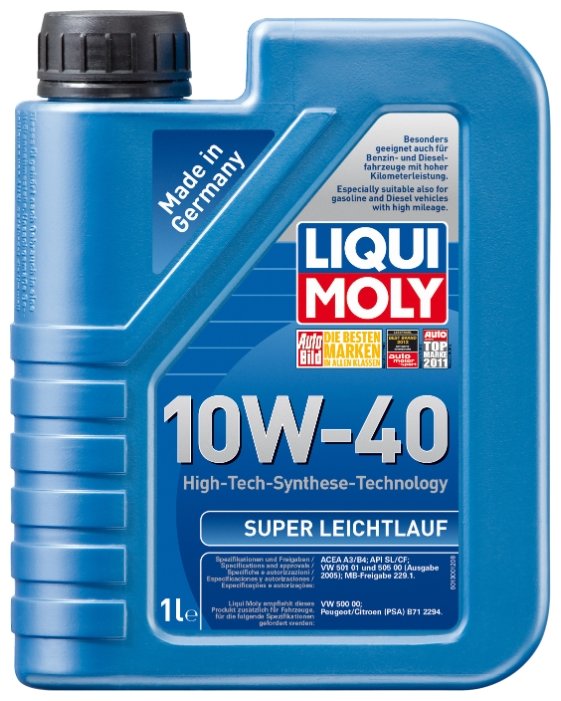 Моторное масло LIQUI MOLY Super Leichtlauf 10W-40 1 л (фото modal 1)