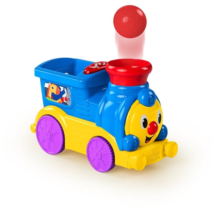 Интерактивная развивающая игрушка Bright Starts Музыкальный паровозик с мячиками (фото modal 2)