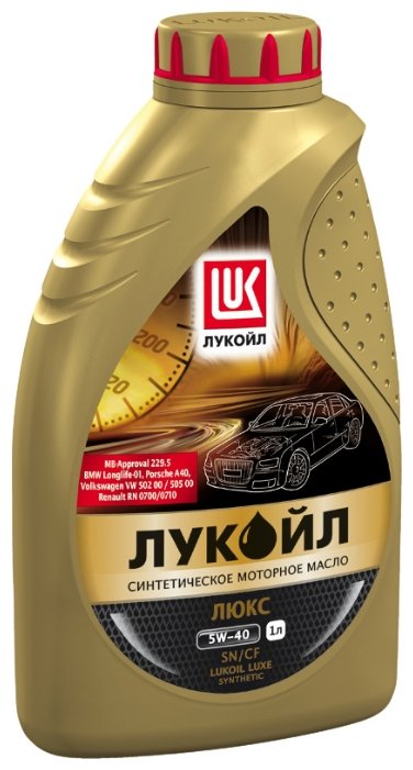 Моторное масло ЛУКОЙЛ Люкс синтетическое SN/CF 5W-40 1 л (фото modal 1)