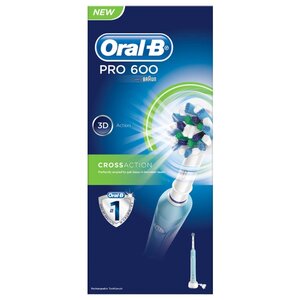 Электрическая зубная щетка Oral-B Pro 600 CrossAction (фото modal nav 2)