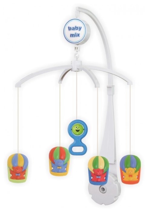 Механический мобиль Baby Mix Мишки на воздушных шарах 20034A (фото modal 1)