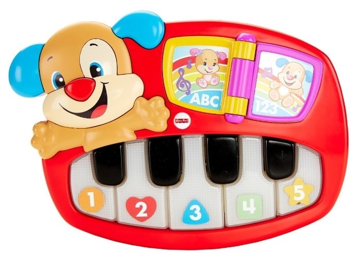 Интерактивная развивающая игрушка Fisher-Price Смейся и учись. Пианино Щенка (DLK15) (фото modal 1)