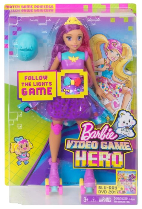Интерактивная кукла Barbie Виртуальный мир Повтори цвета, 29 см, DTW00 (фото modal 7)