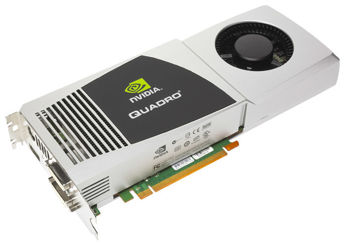 Видеокарта PNY Quadro FX 5800 650Mhz PCI-E 2.0 4096Mb 1600Mhz 512 bit 2xDVI (фото modal 1)