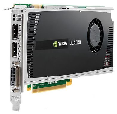 Видеокарта HP Quadro 4000 375Mhz PCI-E 2.0 2048Mb 2800Mhz 256 bit DVI (фото modal 1)