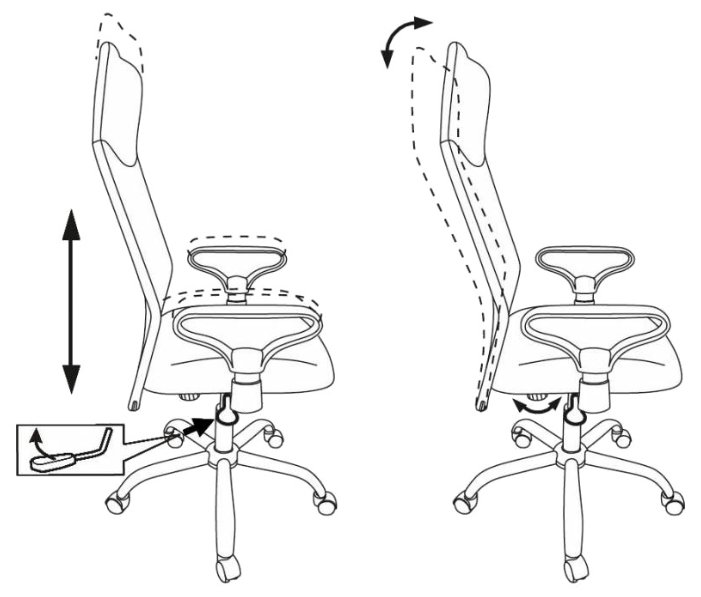 Компьютерное кресло Бюрократ CH-600 (фото modal 6)