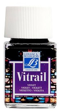 Краски LEFRANC & BOURGEOIS Vitrail Фиолетовый 601 LF210256 1 цв. (50 мл.) (фото modal 1)