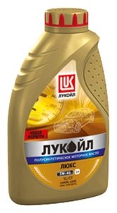 Моторное масло ЛУКОЙЛ Люкс полусинтетическое SL/CF 5W-40 1 л (фото modal 1)