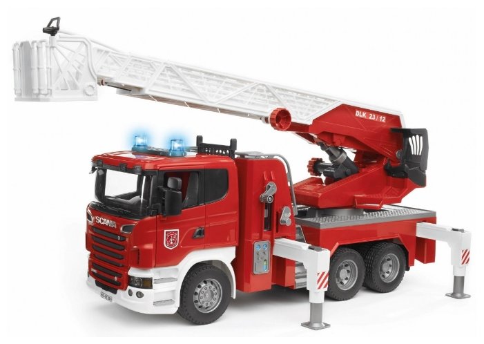 Пожарный автомобиль Bruder Scania (03-590) 1:16 59 см (фото modal 1)
