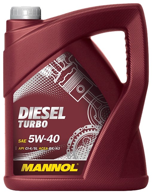 Моторное масло Mannol Diesel Turbo 5W-40 5 л (фото modal 1)