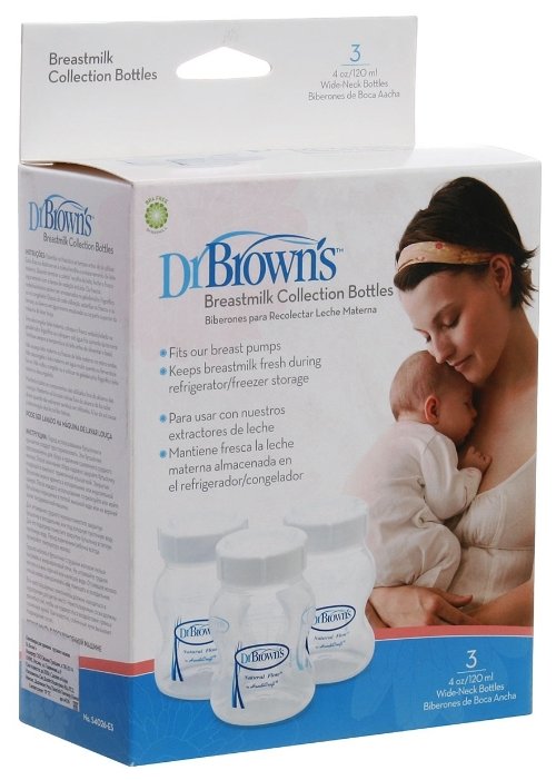 Dr. Brown's Бутылочки для хранения грудного молока 120 мл (фото modal 2)