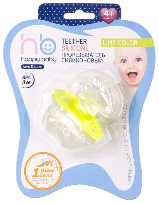 Прорезыватель Happy Baby Teether silicone 20000 (фото modal 17)