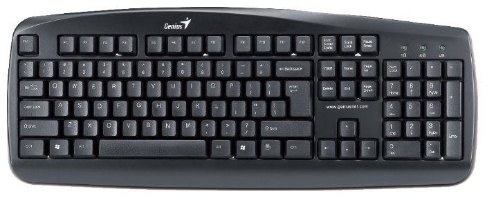 Клавиатура Genius KB-110 Black PS/2 (фото modal 1)
