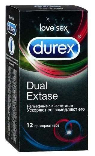 Презервативы Durex Dual Extase (фото modal 2)