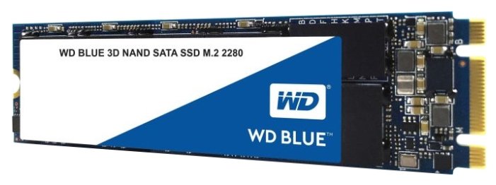 Твердотельный накопитель Western Digital WD BLUE 3D NAND SATA SSD 500 GB (WDS500G2B0B) (фото modal 2)