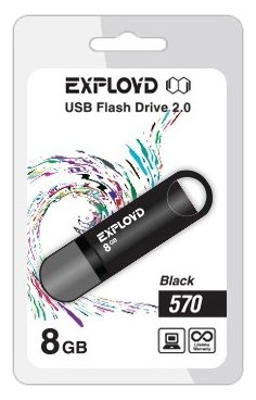 Флешка EXPLOYD 570 8GB (фото modal 1)