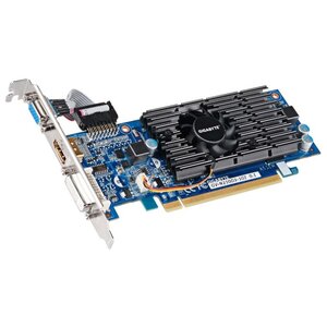 Видеокарта GIGABYTE GeForce 210 590MHz PCI-E 2.0 1024MB 1200MHz 64 bit DVI HDMI HDCP rev.1.0 (фото modal nav 2)
