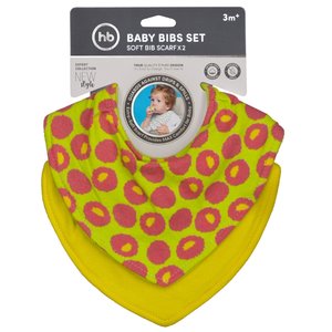 Happy Baby Набор нагрудников-бандан Expert Baby bibs set X2 (фото modal nav 12)