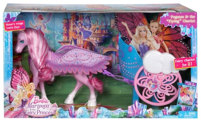 Barbie карета с Пегасом (Y6382) (фото modal 2)