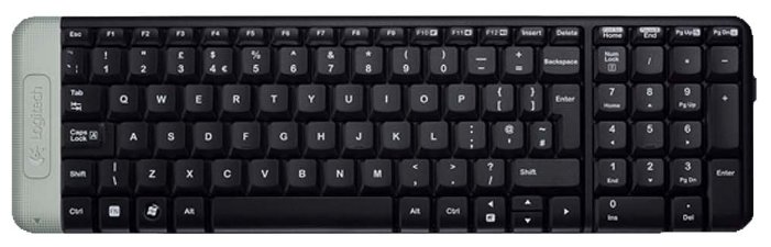 Клавиатура Logitech Wireless Keyboard K230 Black USB (фото modal 1)