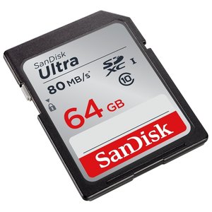 Карта памяти SanDisk Ultra SDXC Class 10 UHS-I 80MB/s (фото modal nav 2)