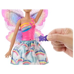 Кукла Barbie Дримтопия Фея с летающими крыльями, 28 см, FRB08 (фото modal nav 4)