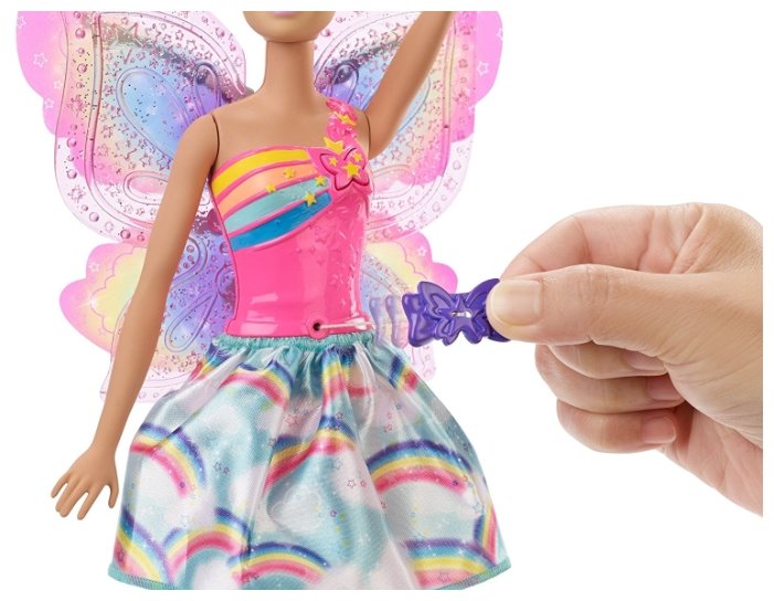 Кукла Barbie Дримтопия Фея с летающими крыльями, 28 см, FRB08 (фото modal 4)