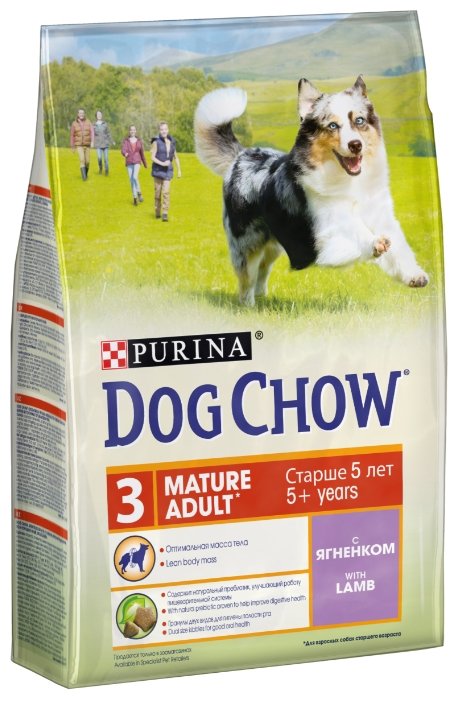 Корм для собак DOG CHOW Mature Adult с ягненком для собак старшего возраста (фото modal 1)