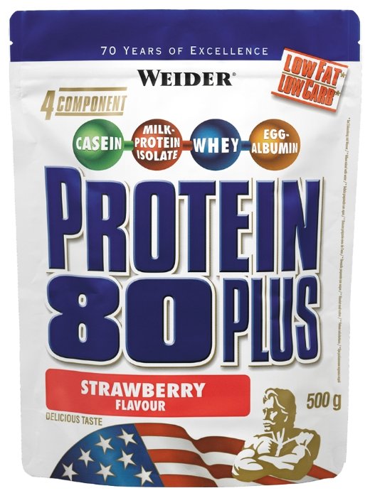 Протеин Weider Protein 80+ (500 г) (фото modal 1)