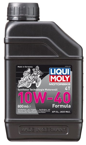 Моторное масло LIQUI MOLY Motorbike 4T Formula 10W-40 0.8 л (фото modal 1)