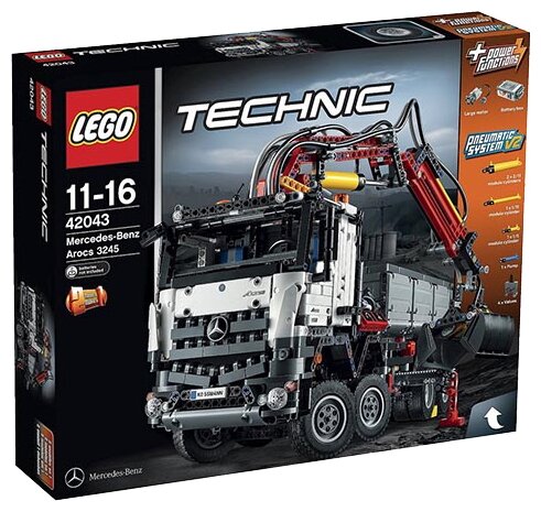 Пневматический конструктор LEGO Technic 42043 Мерседес-Бенц Арокс 3245 (фото modal 1)