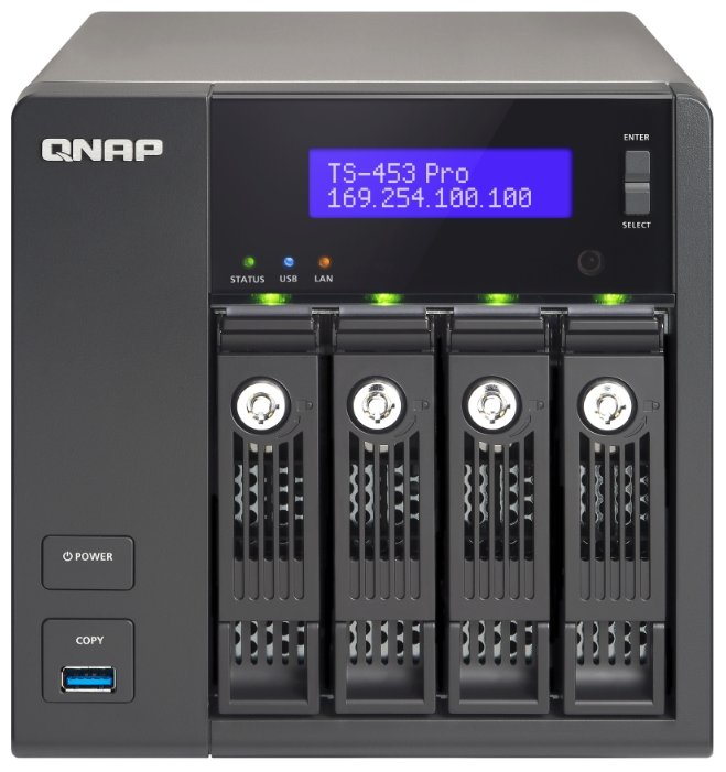 Сетевой накопитель (NAS) QNAP TS-453 Pro (фото modal 2)