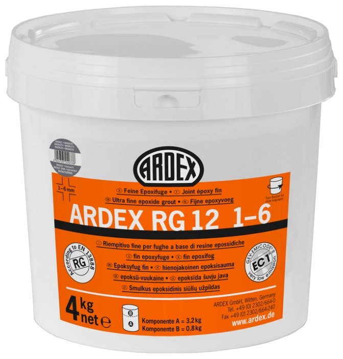 Затирка ARDEX RG 12 1-6 4 кг (фото modal 4)