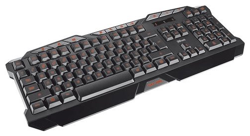 Клавиатура Trust GXT 280 LED Illuminated Gaming Keyboard Black USB (фото modal 1)