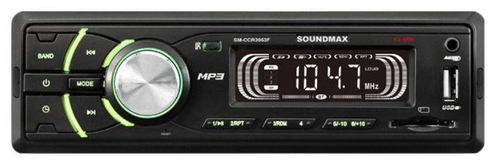 Автомагнитола SoundMAX SM-CCR3053F (фото modal 1)