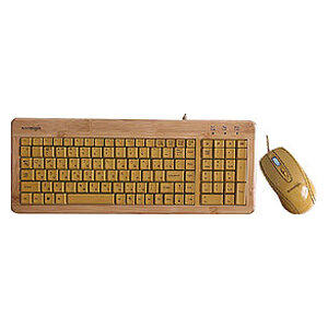 Клавиатура и мышь Konoos Bambook-001 Brown USB (фото modal nav 1)
