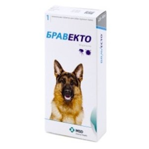 Бравекто (MSD Animal Health) Для собак массой 20–40 кг (фото modal nav 1)