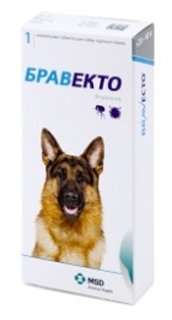 Бравекто (MSD Animal Health) Для собак массой 20–40 кг (фото modal 1)