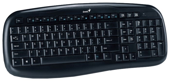 Клавиатура и мышь Genius KB-8000 Black USB (фото modal 1)