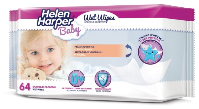 Влажные салфетки Helen Harper Baby (фото modal 2)