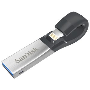 Флешка SanDisk iXpand USB 3.0/Lightning 128GB (фото modal nav 1)